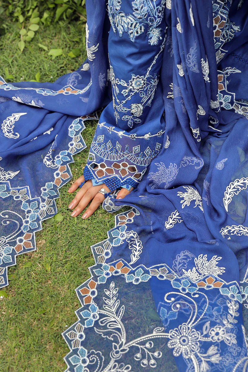 Qalamkar Festive Lawn 2024 | PS-08 - Image 6