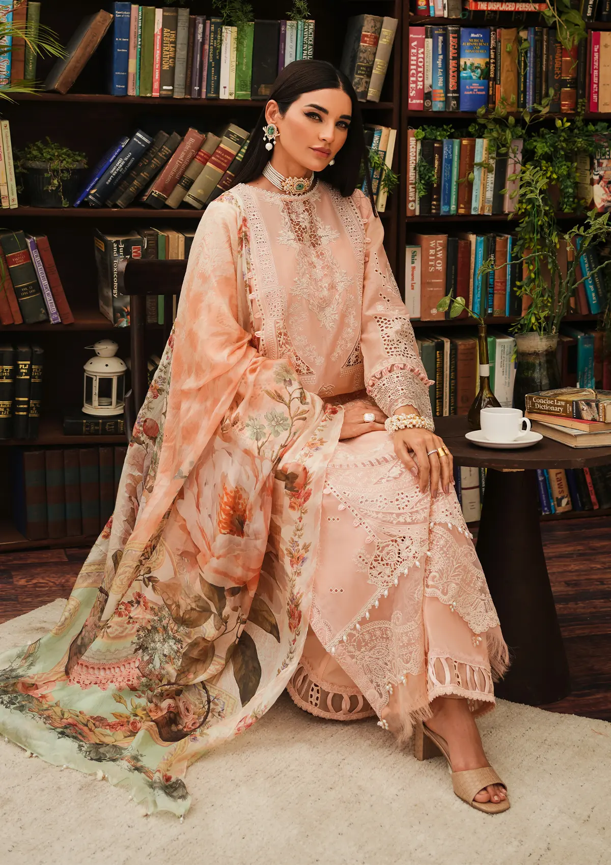 Kahf Luxury Lawn 2024 | KLE-03 A - Image 6