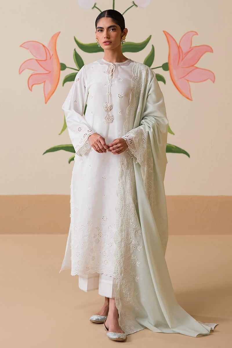 Chikankari Lawn by Cross Stitch 2024 | Vol 2 | FLORAL SERENITY