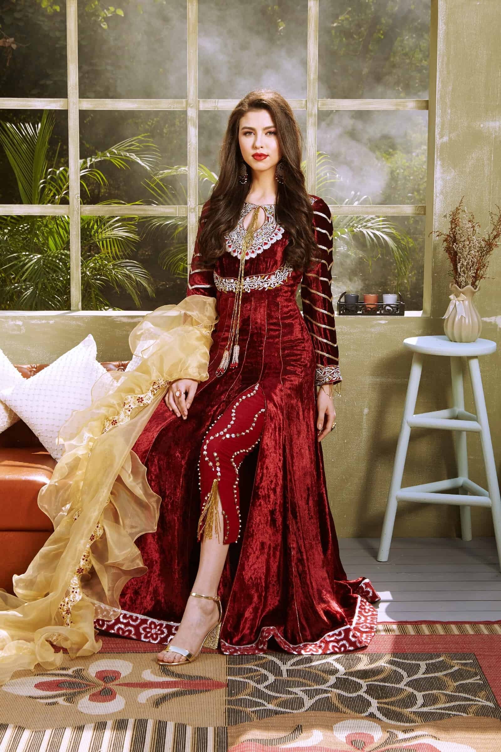 Zara Hayaat Festive Collection  - ROSE WOOD 20 W7