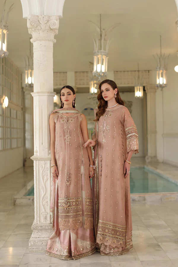 Noor Noor Festive '25 | Saadi Aasad | D4 - Tea Pink - Image 2