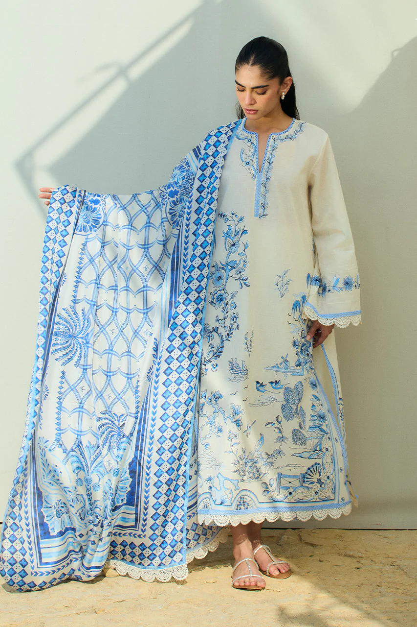 Sania Maskatiya Spring Summer 2025 Lawn | Pri (A)