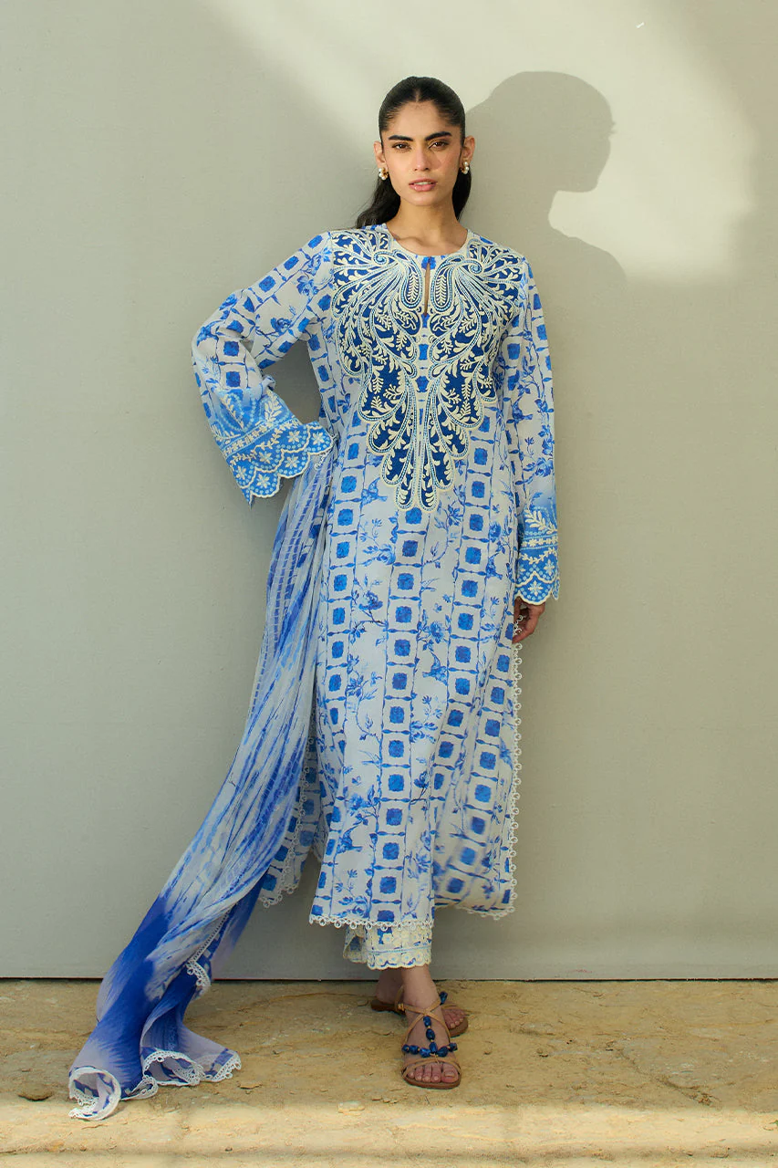 Sania Maskatiya Spring Summer 2025 Lawn | Ruby (A)