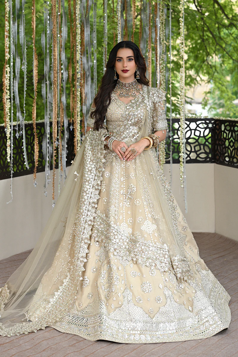 Qalamkar Wedding Formals | Bridal Collection | RF-06 - Image 4