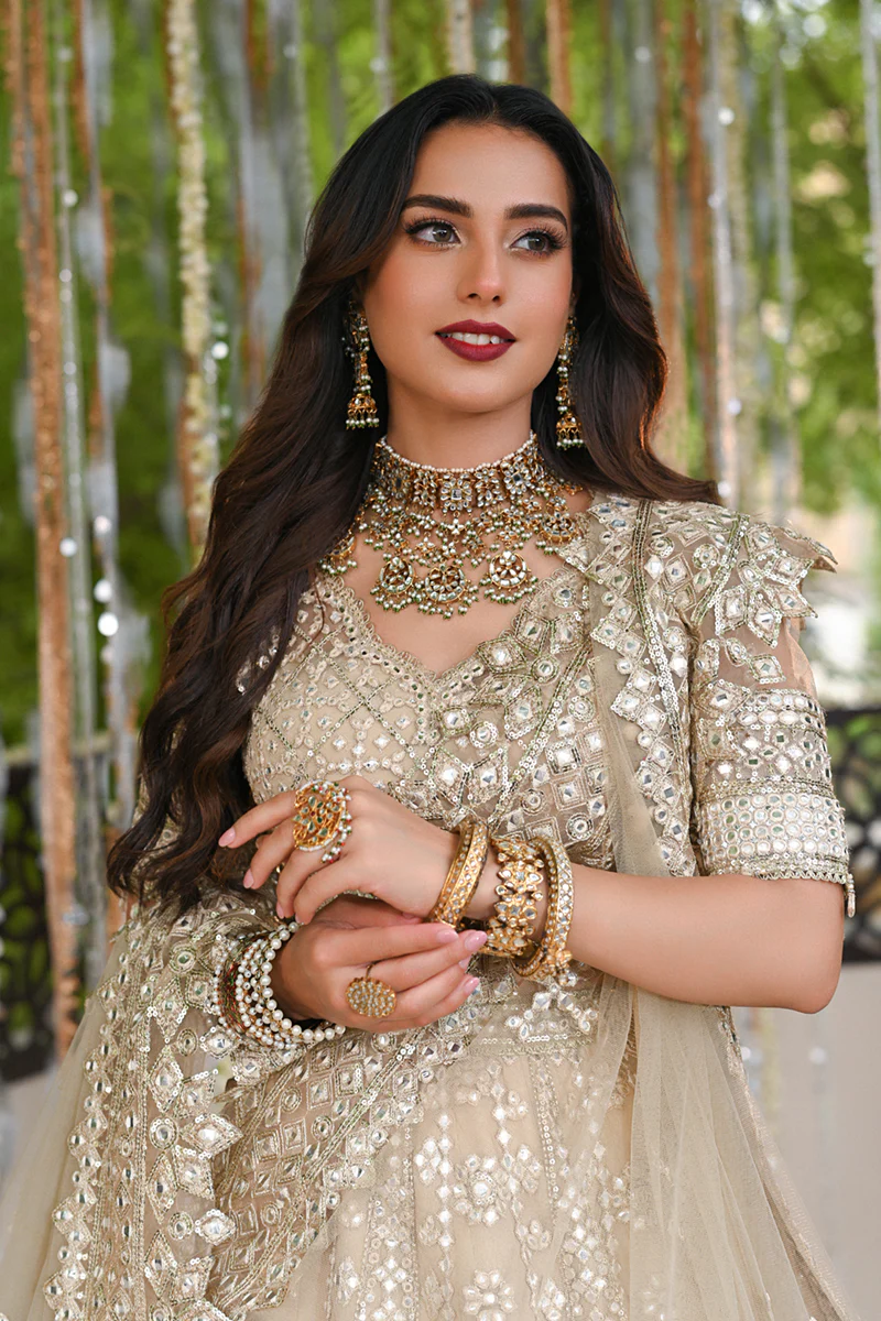 Qalamkar Wedding Formals | Bridal Collection | RF-06 - Image 5