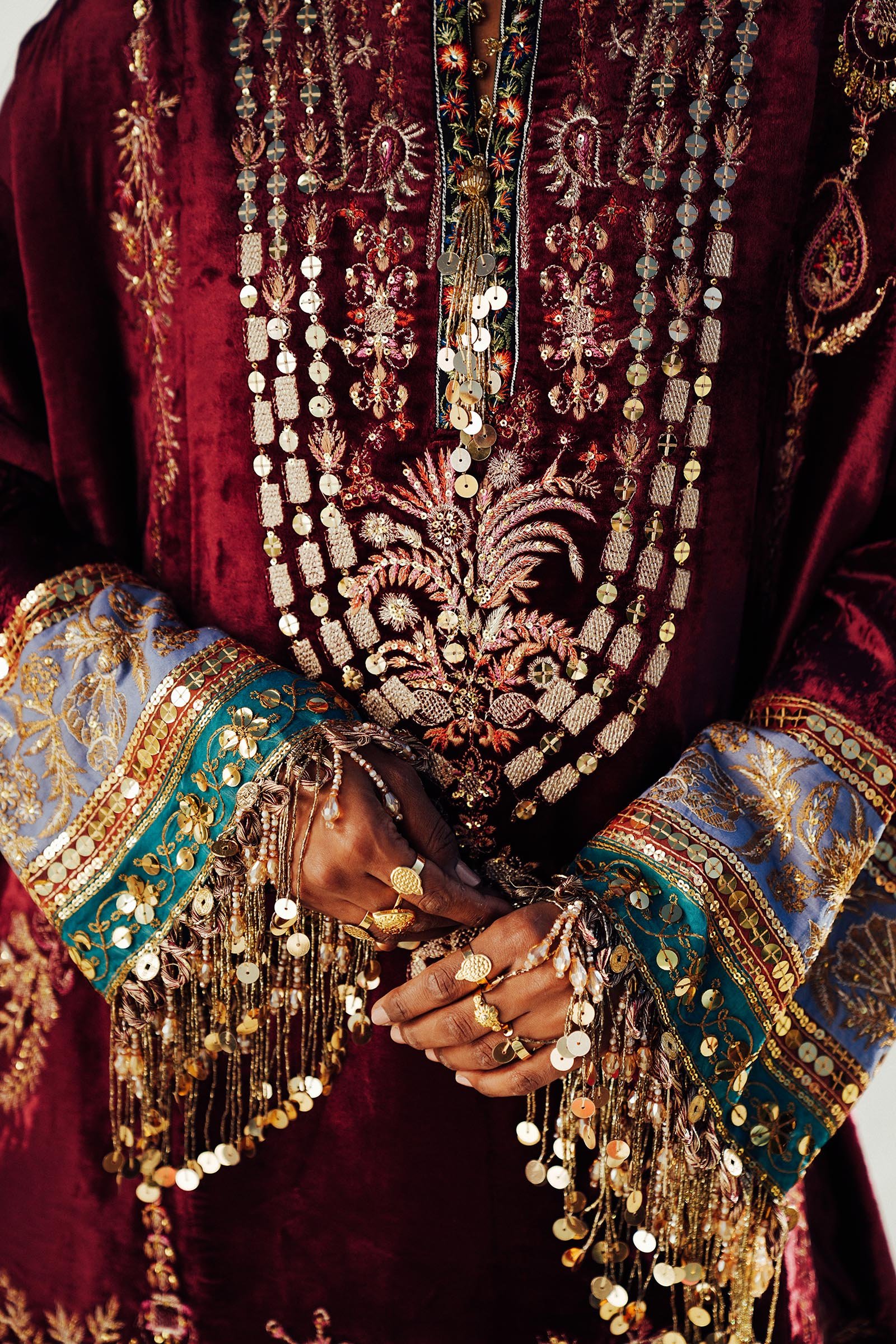 Sana Safinaz Winter Shawl | V241-002-3CP - Image 3